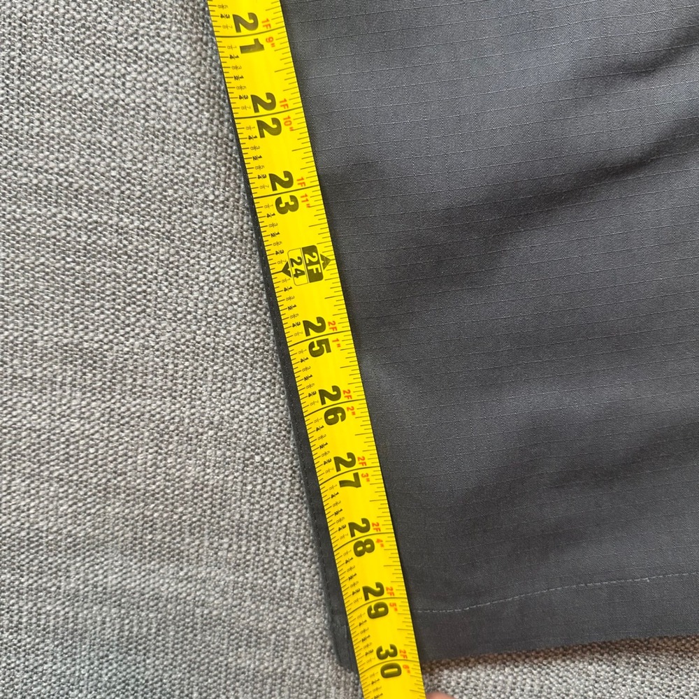 Carhartt Work Pants Mens 34/30 Gray Ripstop Utility Straight Leg - Picture 5 of 10